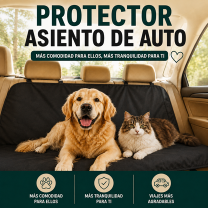 Protector de Asiento para Auto CeroPelos™ — La Libertad de Estar Juntos