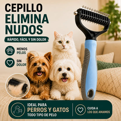 Cepillo CeroNudos Max™ — Elimina el Pelo Muerto Sin Tirones