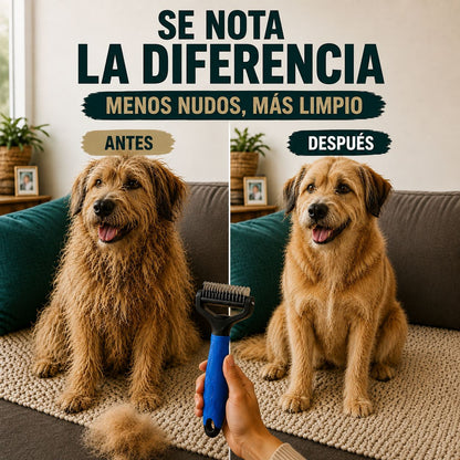 Cepillo CeroNudos Max™ — Elimina el Pelo Muerto Sin Tirones